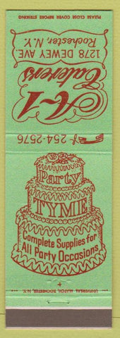 Matchbook Cover - A1 Caterers Rochester NY wedding cake