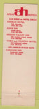 Matchbook Cover - Sun Burst Hotel Scottsdale AZ