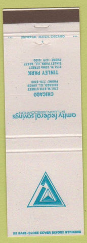 Matchbook Cover - Amity Federal Savings Chicago IL Tinley Park