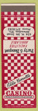 Matchbook Cover - Eddie Carroll's Casino Steak House Milwaukee WI