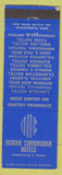 Matchbook Cover - Ingram Cunningham Hotels Nashville TN
