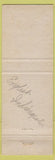 Matchbook Cover - Ingram Cunningham Hotels Nashville TN