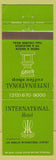 Matchbook Cover - International Hotel Los Angeles LAX Airport green