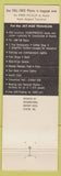 Matchbook Cover - International Hotel Los Angeles LAX Airport green