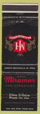 Matchbook Cover - Hotel Miramar Santa Monica CA WEAR