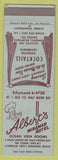 Matchbook Cover - Albert's Miramar Hotel Miramar Beach CA