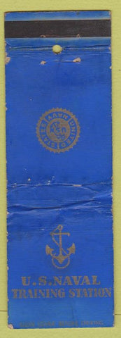 Matchbook Cover - US Naval Training Station WORN