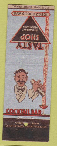 Matchbook Cover - Tasty Shop Restaurant Deli Cleveland OH