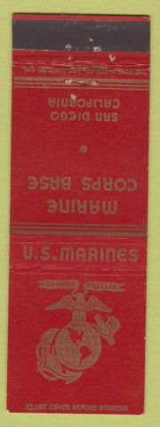Matchbook Cover - U Marine Corps Base San Diego CA