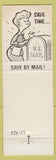 Matchbook Cover - Derby Savings Shelton Derby CT