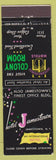 Matchbook Cover - Hotel Jamestown NY