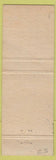 Matchbook Cover - Hughes House Richmond VA Byran Gregor's WEAR