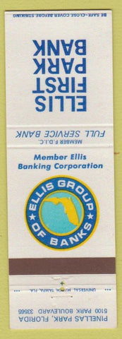 Matchbook Cover - Ellis First Park Bank Pinellas Park FL