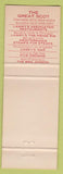 Matchbook Cover - The Great Scot Tavern Beverly Hills Los Angeles Glendale CA