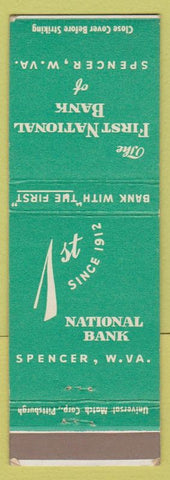 Matchbook Cover - First National Bank Spencer WV