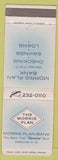 Matchbook Cover - Morris Plan Bank Wheeling WV