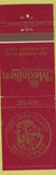 Matchbook Cover - Medallion Restaurant Los Angeles CA