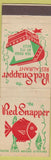 Matchbook Cover - The Red Snapper Restaurant Los Angeles CA