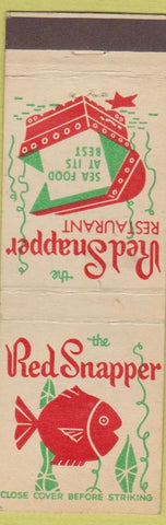 Matchbook Cover - The Red Snapper Restaurant Los Angeles CA