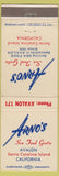 Matchbook Cover - Arno's Sea Food Grotton Avalon Santa Catalina Island CA