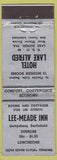 Matchbook Cover - Lee Meade Inn Gettysburg Battlefield PA