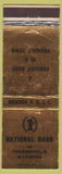 Matchbook Cover - 1st National Bank Thermopolis WY