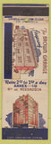 Matchbook Cover - Brown Hotel Des Moines IA