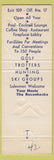 Matchbook Cover - Holiday Mountain Motor Lodge Rock Hill NY