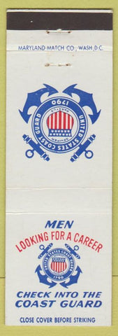 Matchbook Cover - United States Coast Guard Recruiting