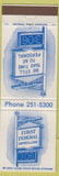 Matchbook Cover - First Federal Savings Loan Menomonee Falls WI Oconomowoc