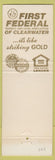 Matchbook Cover - First Federal Savings Loan Clearwater FL