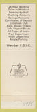 Matchbook Cover - First National Bank Highland MO