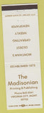 Matchbook Cover - The Madisonian Printing Virginia City MT newspaper