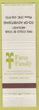 Matchbook Cover - Farm Family Insurance Glenmont NY