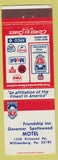 Matchbook Cover - Governor Spottswood Motel Williamsburg VA