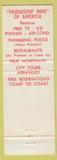 Matchbook Cover - Governor Spottswood Motel Williamsburg VA