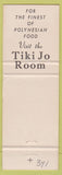 Matchbook Cover - Massaglia Motels Hotel Miramar Santa Monica CA Tiki Joe Room