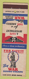Matchbook Cover - WWII Universal Match War Bonds Stamps