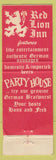 Matchbook Cover - Red Lion Inn Party House Anaheim CA WEAR