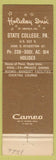 Matchbook Cover - Pub Holiday Inn State College PA
