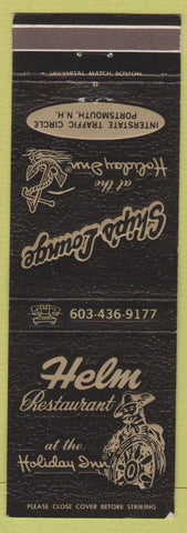 Matchbook Cover - Helm Restaurant Holiday Inn Portsmouth NH