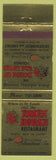 Matchbook Cover - Essex House Restaurant St Louis MO