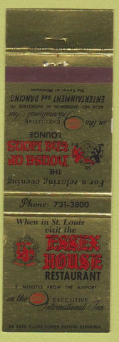 Matchbook Cover - Essex House Restaurant St Louis MO