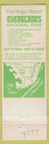 Matchbook Cover - Flamingo Resort Everglades National Park Flamingo FL