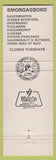 Matchbook Cover - Drugala Haus Hofbrau Bedford NH