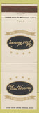 Matchbook Cover - Fred Harvey Hotels Restaurants Shops