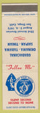 Matchbook Cover - Military Reunion 1972 Guadacanal Okinawa Tarawa Saipan Tinian