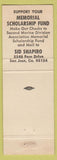 Matchbook Cover - Military Reunion 1972 Guadacanal Okinawa Tarawa Saipan Tinian