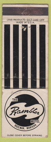 Matchbook Cover - Rambler Motel Bozeman MT WEAR