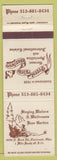 Matchbook Cover - Forest View Gardens Cincinnati OH